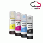 Epson 003 Black / Cyan / Yellow / Megenta Ink Bottle for L1110/L3100/L3101/L3110/L3150/L5190