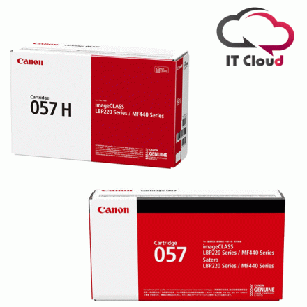 Canon 057 Black Original Toner Cartridge / 057H Black Original High Capacity Original Toner Cartridge