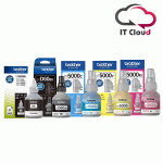 Brother BT-6000BK High Yield Black / Cyan / Yellow / Megenta ink Bottle for T300/T500/T700/MFC800