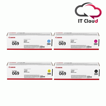 Canon 069 Standard Capacity Black / Cyan /Yellow /Megenta Toner Cartridge