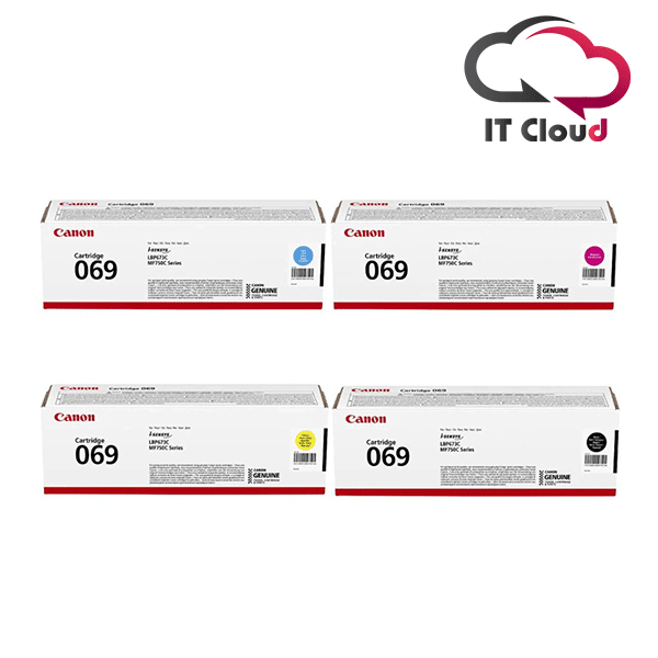 CAN-069-ALL-color Canon 069 Standard Capacity Black / Cyan /Yellow /Megenta Toner Cartridge