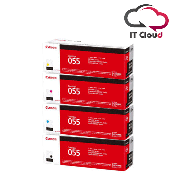 Can-055-All-set Canon 055 Black / Cyan / Yellow / Megenta Toner Cartridge