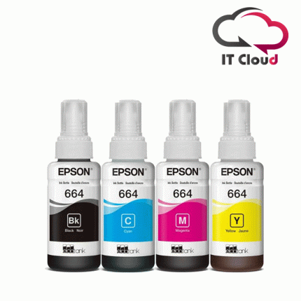 Epson T6641 Ink Bottle Black / Cyan / Yellow / Megenta for Epson L100/110/130/200/300/310/365/550/565/1300