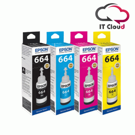 Epson T6641 Ink Bottle Black / Cyan / Yellow / Megenta for Epson L100/110/130/200/300/310/365/550/565/1300
