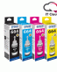 Epson T6641 Ink Bottle Black / Cyan / Yellow / Megenta for Epson L100/110/130/200/300/310/365/550/565/1300