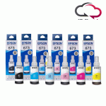Epson T6731 Black / Cyan / yellow / Megenta / Light Cyan / Light Magenta Ink Bottle for L800/L805/L850/L1800 - Image 2