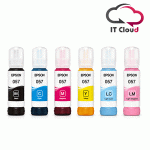 EPSON 057 BLACK / CYAN / Light Cyan / Yellow / Magenta / Light Magenta INK BOTTLE FOR L8050/L18050/L8150W