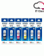 EPSON 057 BLACK / CYAN / Light Cyan / Yellow / Magenta / Light Magenta INK BOTTLE FOR L8050/L18050/L8150W