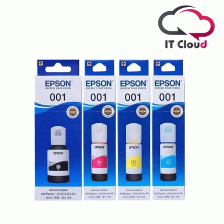 Epson 001 Black/ Cyan / Yellow / Megenta Ink Bottle for L4150, L4160, L6160, L6170, L6190