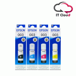 Epson 003 Black / Cyan / Yellow / Megenta Ink Bottle for L1110/L3100/L3101/L3110/L3150/L5190