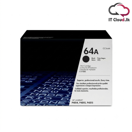 HP 64A Black Original LaserJet Toner Cartridge
