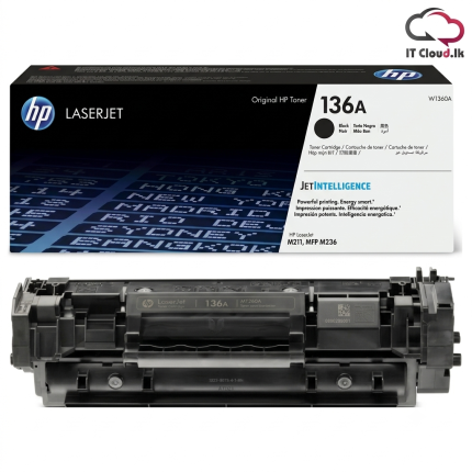 HP 136A Black Original LaserJet Toner Cartridge