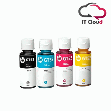 HP GT51/GT53 Black / Cyan/ Yellow / Megenta Original Ink Bottle for HP GT5810 | GT5820 |315 | 415 | 115 | 515