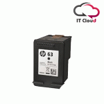 HP 63 Black Cartridge for HP 1110/ 1112/ 3830/ 2130/ 2132/ 4650
