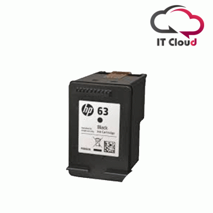 HP 63 Black Cartridge for HP 1110/ 1112/ 3830/ 2130/ 2132/ 4650