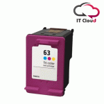 HP 63 Tri-Color Cartridge for HP 1110/ 1112/ 3830/ 2130/ 2132/ 4650