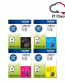 Brother LC-539XL Black / LC-535XL Cyan/ LC-535XL Yellow / LC-535XL Magenta Cartridge