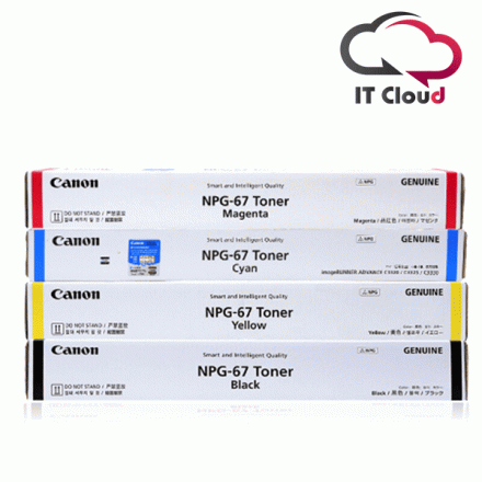 Canon NPG-67 Black / Cyan /Yellow / Megenta Toner Cartridge for Canon iR C3020/C3320/C3325/C3330