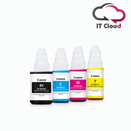 Canon GI-790 - Black / Cyan / Yellow / Megenta Ink Bottle for G1000 /G1010/G2010/G3010/G4010