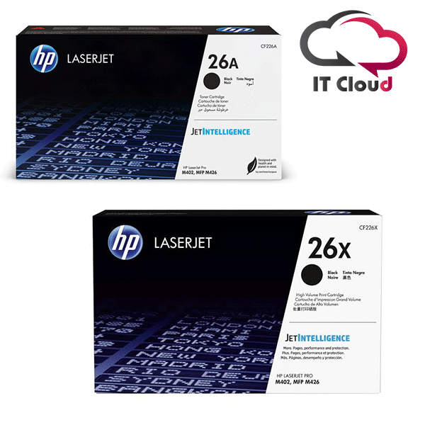 hp-26-al-Ot HP 26A Black / 26X High Yield Black Original LaserJet Toner Cartridge