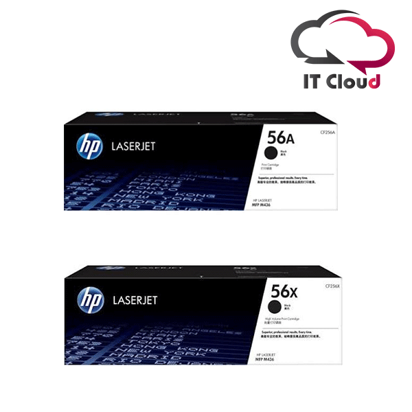 hp-56-aLL-Ot HP 56A Black / 56X High Yield Black Original LaserJet Toner Cartridge for M436nda
