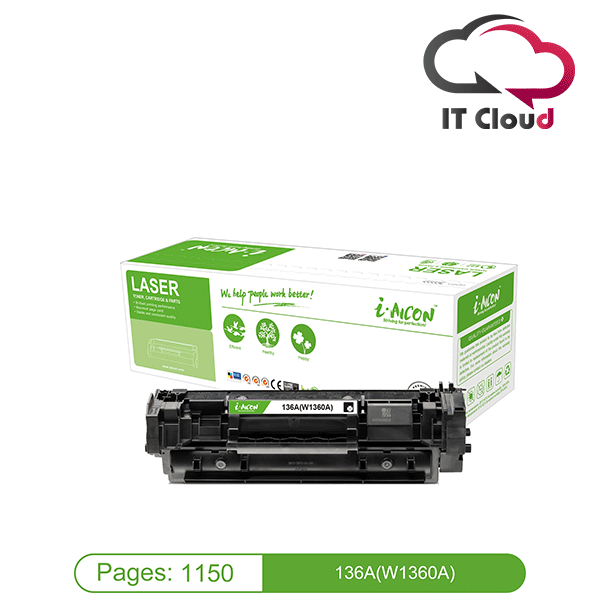 HP 136A Black Compatible LaserJet Toner Cartridge