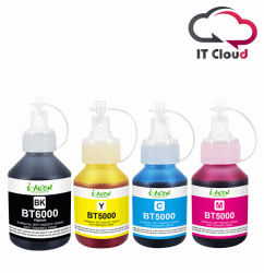 Brother Compatible BT-6000BK High Yield Black / Cyan / Yellow / Megenta ink Bottle for T300/T500/T700/MFC800