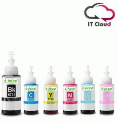 Epson Compatible T6731 Black / Cyan / yellow / Megenta / Light Cyan / Light Magenta Ink Bottle for L800/L805/L850/L1800