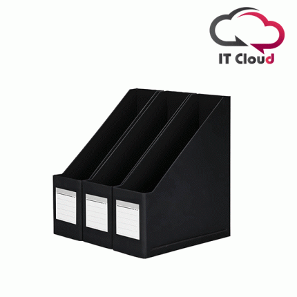 Magazine Holder Laminated 4" - Black