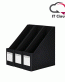Magazine Holder Laminated 4" - Black