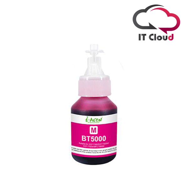 Brother Compatible BT-5000M High Yield Magenta ink Bottle for T300/T310/T500/T700/MFC800