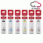 CANON GI-73 INK BOTTLE Black / Cyan / Yellow / Magenta/ Red / GREY FOR G570 / G670