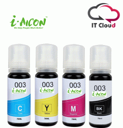 Epson Compatible 003 Black / Cyan / Yellow / Megenta Ink Bottle for L1110/L3100/L3101/L3110/L3150/L5190