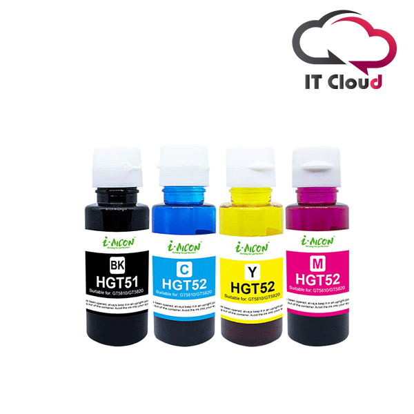 HP Compatible GT51/GT53 Black / Cyan/ Yellow / Megenta Original Ink Bottle for HP GT5810 | GT5820 |315 | 415 | 115 | 515