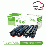 Canon 054 Compatible Black / Cyan / Yellow / Magenta Toner Cartridge